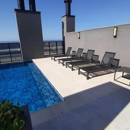 Studio 107 Maravilhoso Frente Mar Piscina Aquecida Matinhos Exterior photo